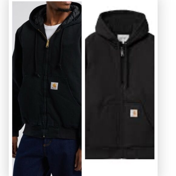 Carhartt Work In Progress Men’s Jacket, Black, Small, NWT - Picture 7 of 8